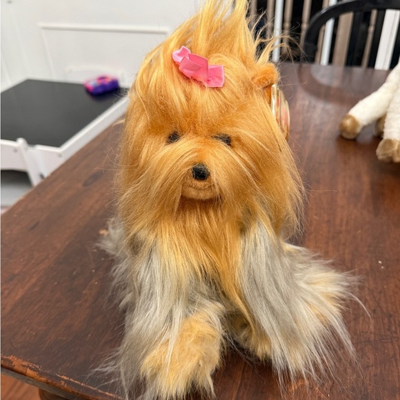 Ty Classic Misty Floppy Hairy Soft Plush Yorkie Dog 12" Long 2006 - Picture 2 of 9